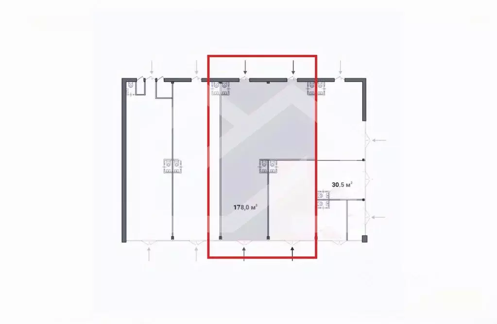 Помещение свободного назначения в Москва Тушинская ул., 24С15 (178 м) - Фото 2