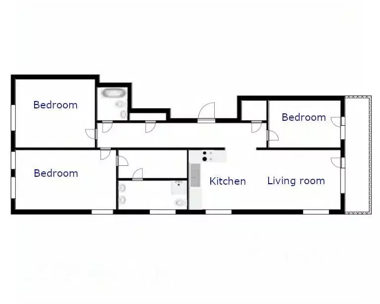 4-к кв. Москва Трубецкая ул., 12 (160.0 м) - Фото 1