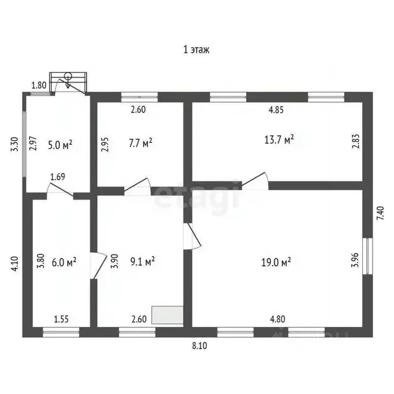 Дом в Воронежская область, Борисоглебск Пионерская ул., 88 (85 м) - Фото 1