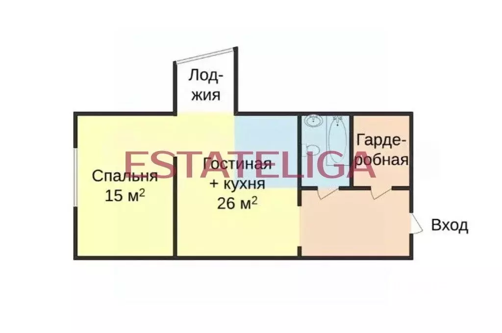 2-к кв. Москва Чертановская ул., 48к3 (54.0 м) - Фото 2