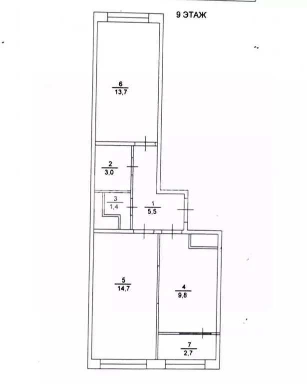 2-к кв. Московская область, Люберцы ул. Юности, 13к1 (48.1 м) - Фото 2