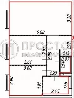 2-к кв. Московская область, Ленинский городской округ, Боброво пгт ул. ... - Фото 2