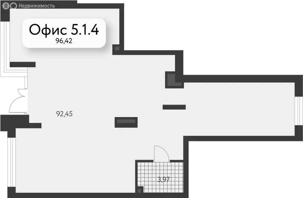 Помещение свободного назначения (96.42 м) - Фото 2