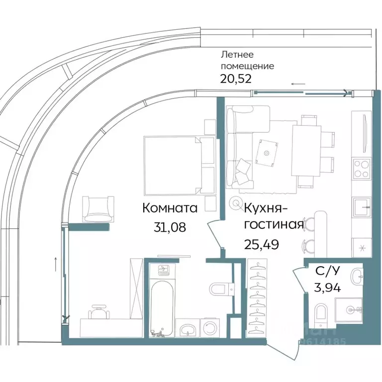 2-к кв. Крым, Саки ул. Морская (81.03 м) - Фото 0
