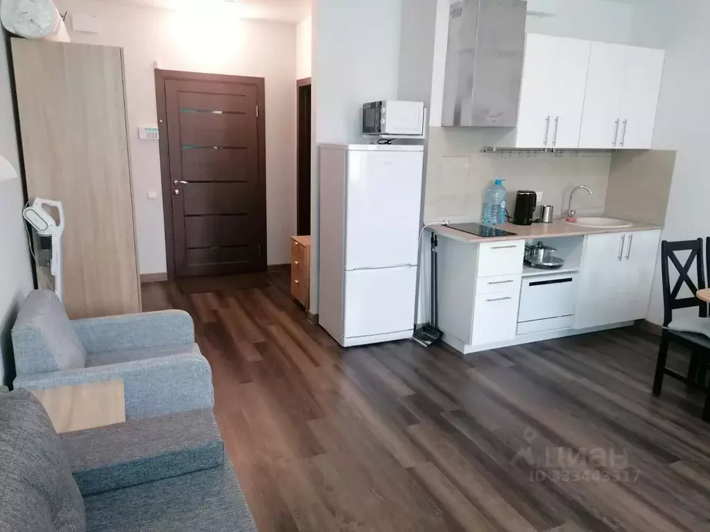 Студия Москва ул. Харлампиева, 52к2 (29.0 м) - Фото 1