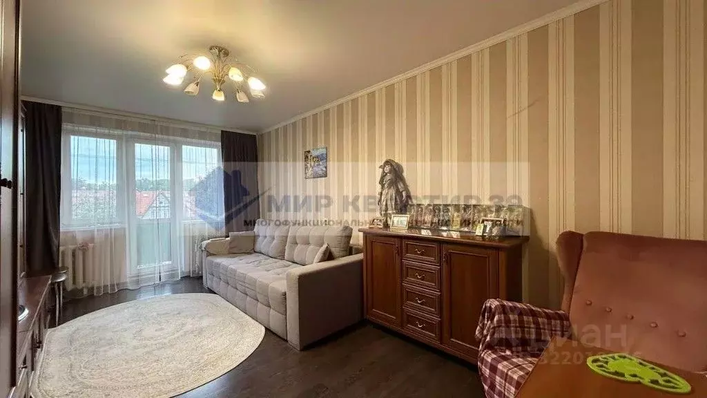 2-к кв. Калининградская область, Калининград ул. Чекистов, 62 (45.0 м) - Фото 2