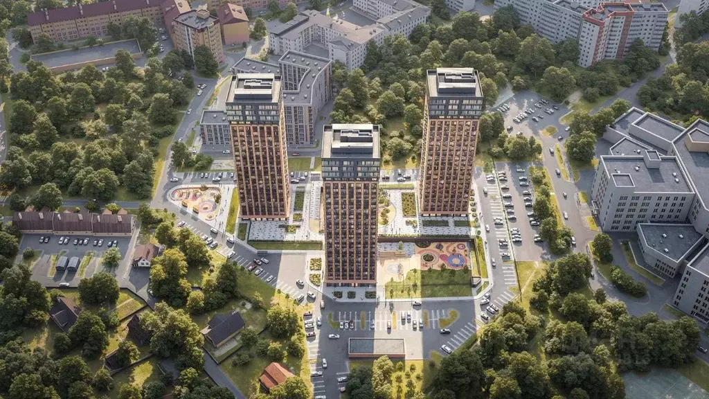 1-к кв. Нижегородская область, Нижний Новгород KM Печерский жилой ... - Фото 2