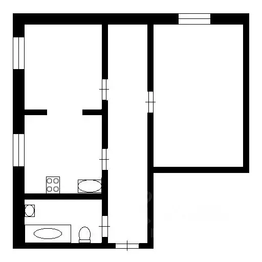 2-к кв. Ханты-Мансийский АО, Урай 3-й мкр, 21 (47.0 м) - Фото 1