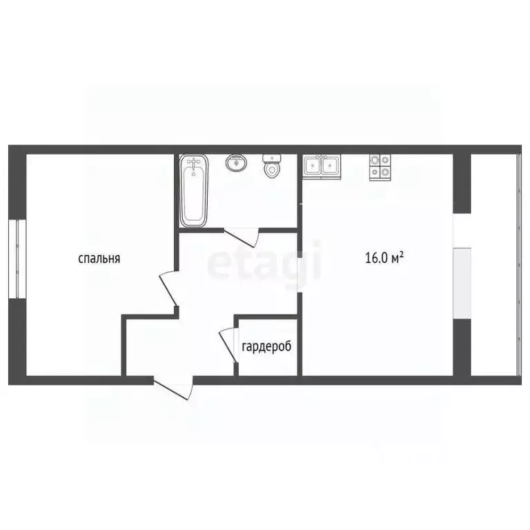 1-к кв. Московская область, Балашиха Кучино мкр, ул. Соловьева, 4 ... - Фото 2