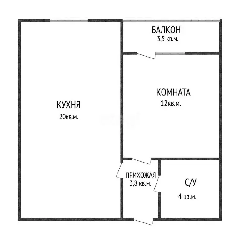 1-комнатная квартира: Краснодар, улица имени В.Н. Мачуги, 166/1 (42.3 ... - Фото 0