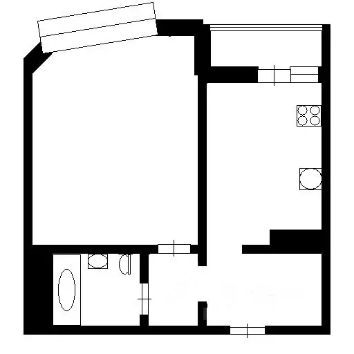 1-к кв. Московская область, Долгопрудный просп. Ракетостроителей, 9к3 ... - Фото 2