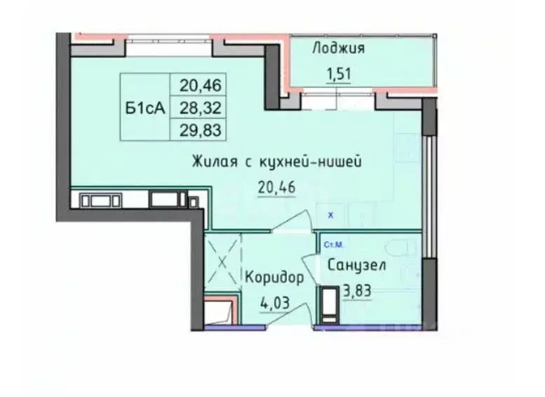 1-к кв. Ярославская область, Ярославль ул. Дядьковская, 8 (29.83 м) - Фото 1