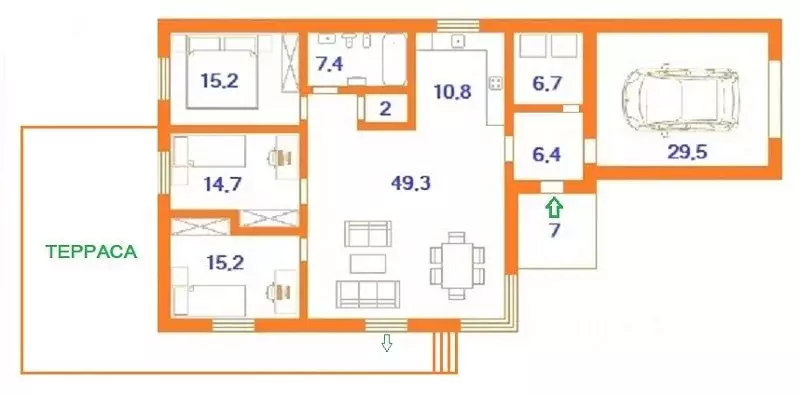 Коттедж в Свердловская область, Белоярский муниципальный округ, пос. ... - Фото 1