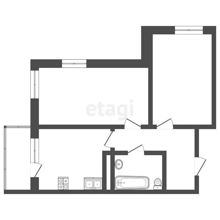 2-комнатная квартира: Саранск, улица Сураева-Королёва, 9 (49 м) - Фото 1