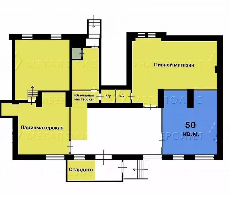 Помещение свободного назначения (50 м) - Фото 1