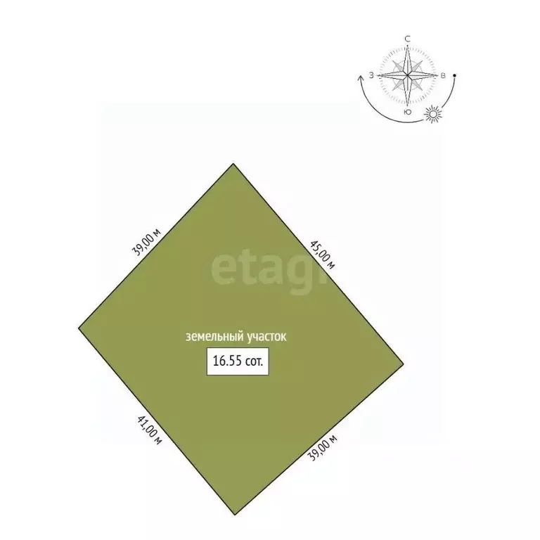 Участок в Амурская область, Благовещенский район, с. Усть-Ивановка  ... - Фото 2