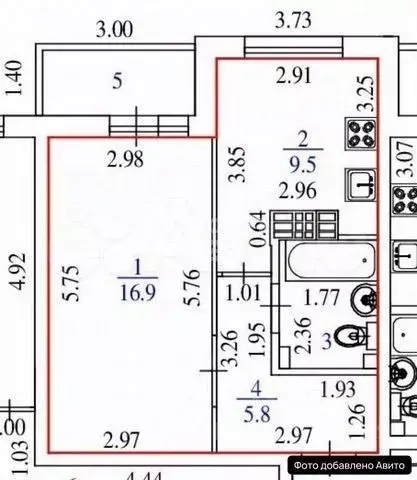 1-к кв. Свердловская область, Екатеринбург ул. Павла Шаманова, 5/1 ... - Фото 2