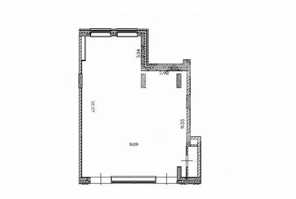 Торговая площадь в Москва ул. Архитектора Щусева, 2к1 (101 м) - Фото 2