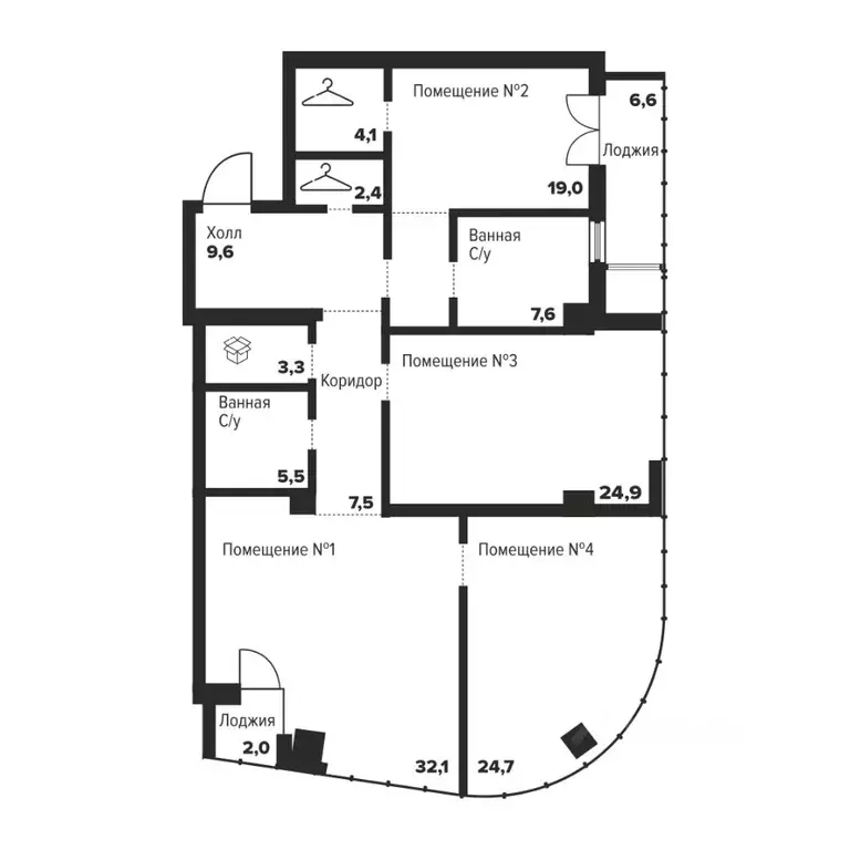 3-к кв. Челябинская область, Челябинск ул. Труда, 157А (140.7 м) - Фото 0