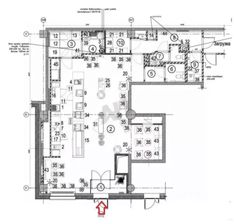 Помещение свободного назначения в Москва ул. Маши Порываевой, 34 (121 ... - Фото 2