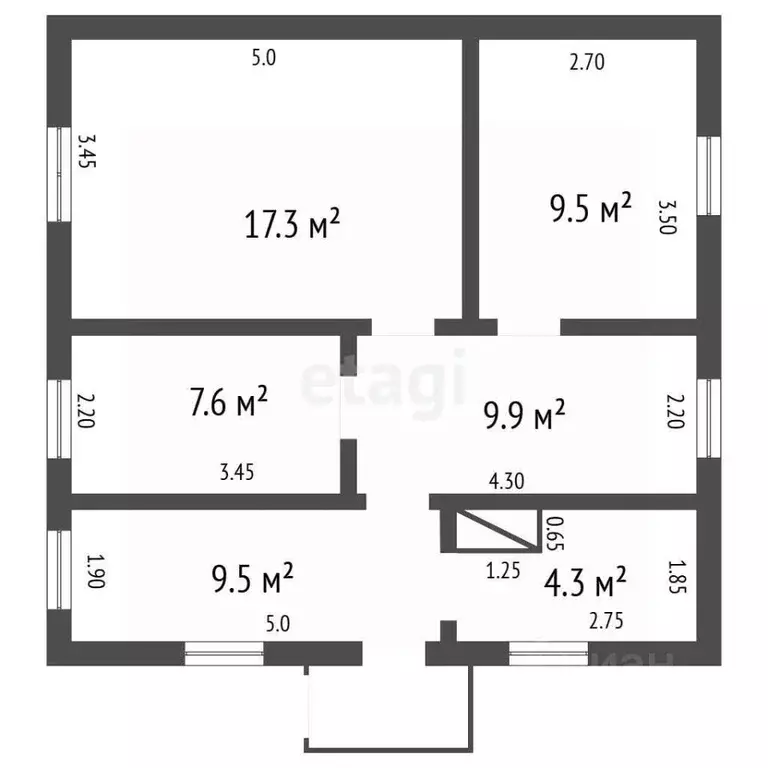 Дом в Воронежская область, Анна пгт ул. Красноармейская, 107 (58 м) - Фото 2