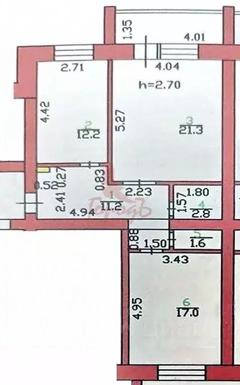 2-к кв. Орловская область, Орел ул. Трудовых Резервов, 36 (66.1 м) - Фото 2
