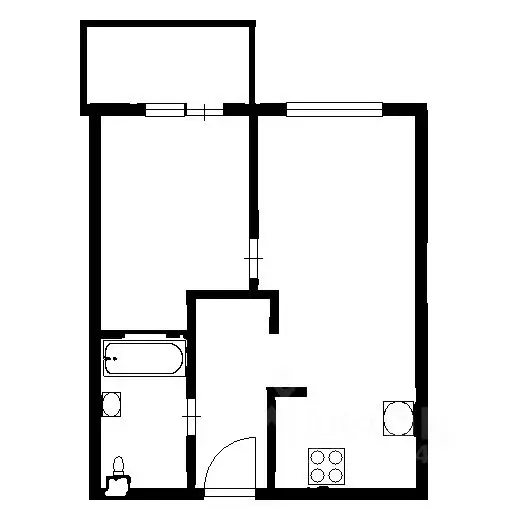 1-к кв. Санкт-Петербург Дальневосточный просп., 12к2 (35.9 м) - Фото 2