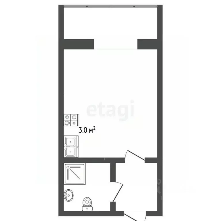 1-к кв. Ставропольский край, Ессентуки ул. Фридриха Энгельса (18.5 м) - Фото 0