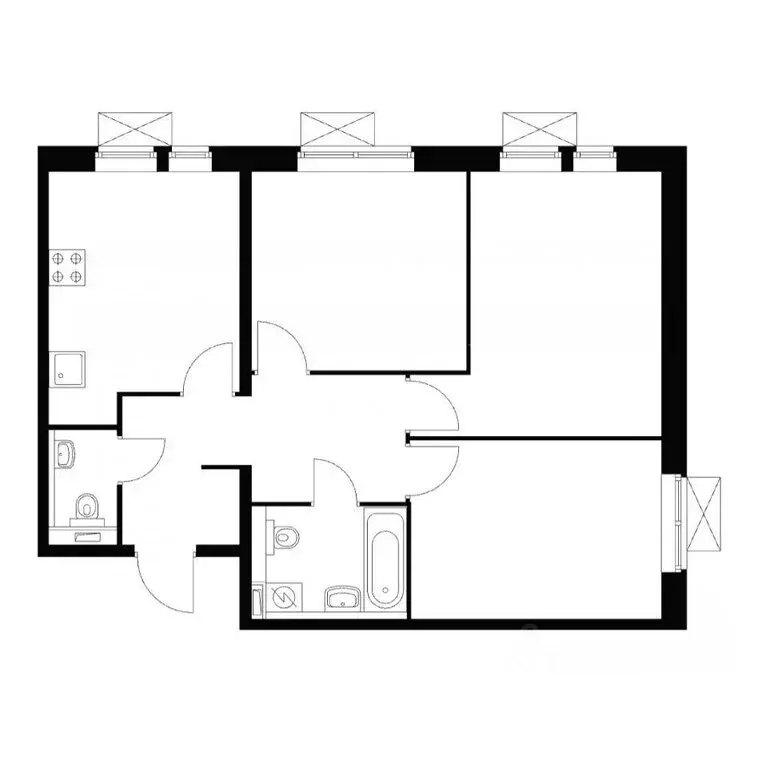 3-комнатная квартира: Люберцы, улица 8 Марта, 12к1 (65 м) - Фото 0