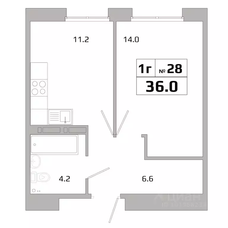 1-к кв. Иркутская область, Иркутск ИВАТУ городок,  (36.0 м) - Фото 1