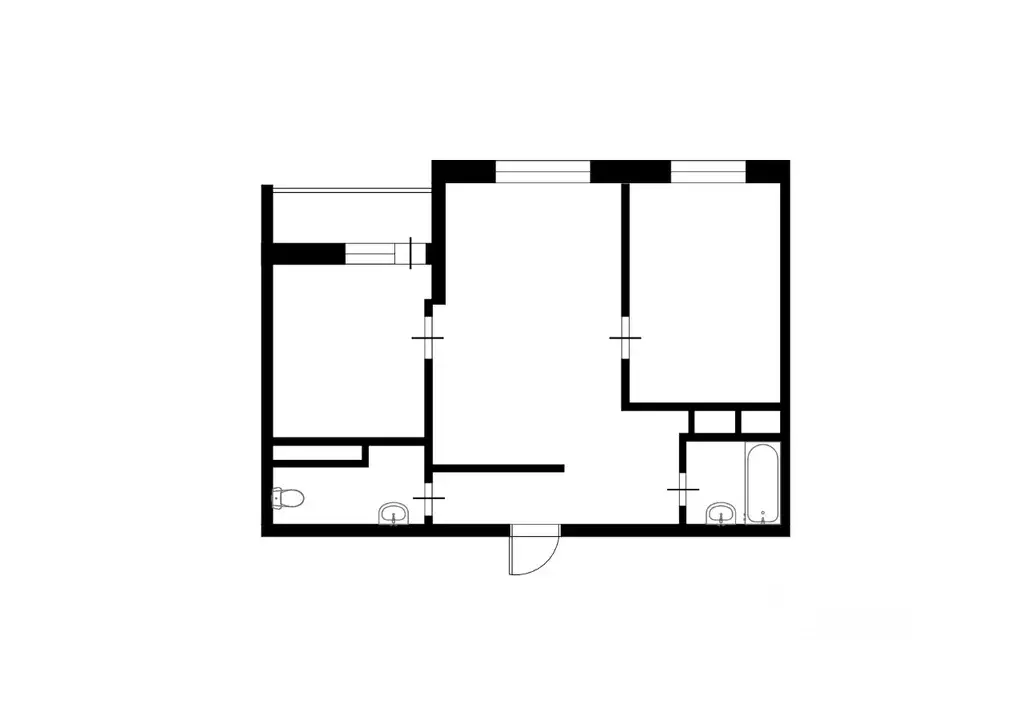 2-к кв. Московская область, Мытищи ул. Стрелковая, 6 (53.0 м) - Фото 2