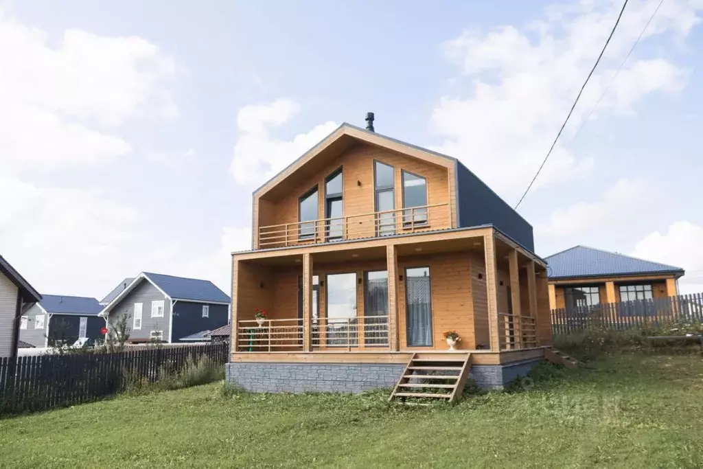 Коттедж в Ленинградская область, Ломоносовский район, Гостилицкое ... - Фото 1