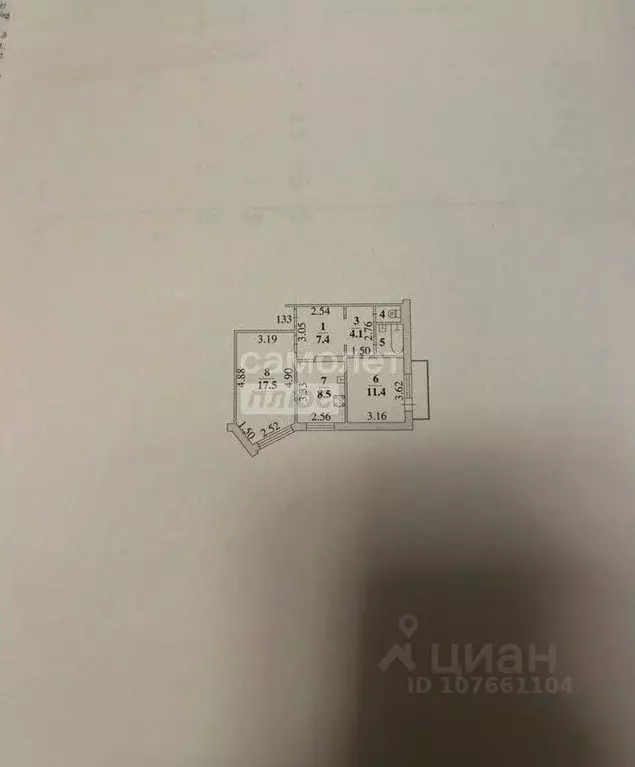 2-к кв. Липецкая область, Липецк ул. Рубена Ибаррури, 2Б (53.0 м) - Фото 2