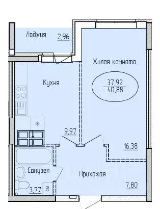 1-к кв. Саратовская область, Энгельс ул. Пушкина, 85 (40.88 м) - Фото 0
