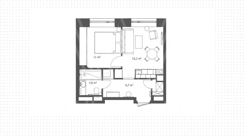 1-комнатная квартира: Москва, Причальный проезд (38 м) - Фото 1