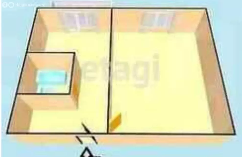 1-комнатная квартира: Южно-Сахалинск, проспект Победы, 21 (22 м) - Фото 1