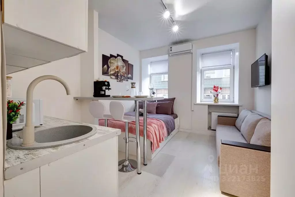 Студия Москва Средняя Переяславская ул., 27С1 (22.0 м) - Фото 1