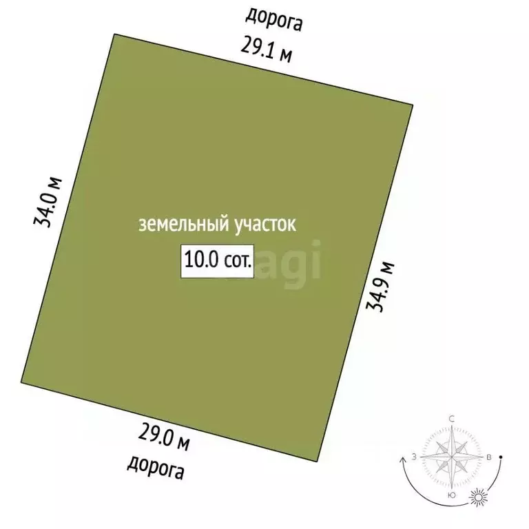 Участок в Костромская область, Кострома Соколиное Гнездо кп,  (10.0 ... - Фото 2