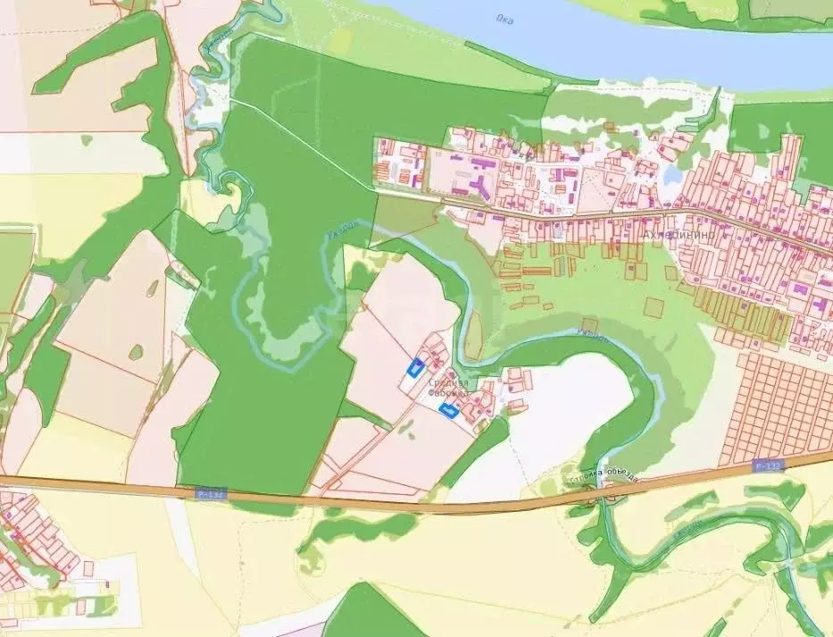 Дом в Калужская область, Перемышльский муниципальный округ, Ахлебинино ... - Фото 1