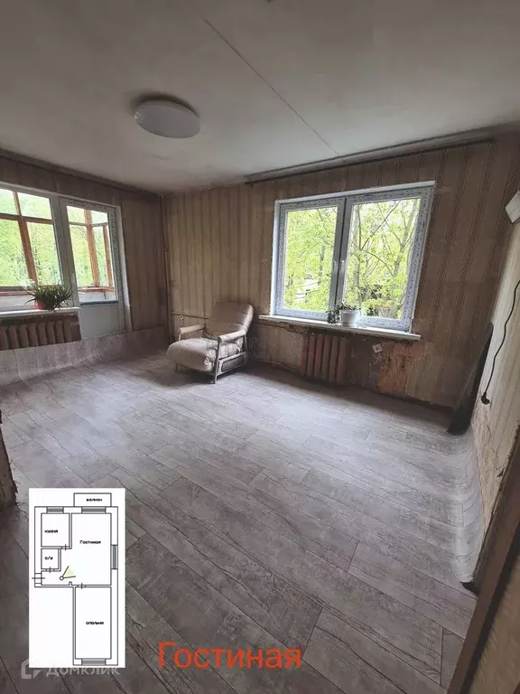 Продаётся 2-к квартира, 45.12 м - Фото 1