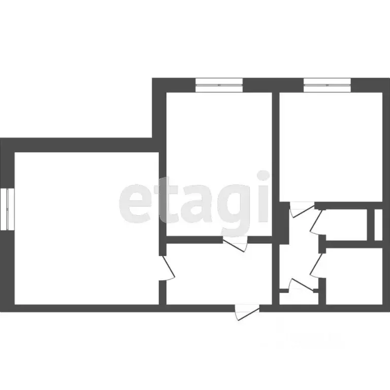 2-к кв. Томская область, Северск ул. Победы, 14 (52.0 м) - Фото 1