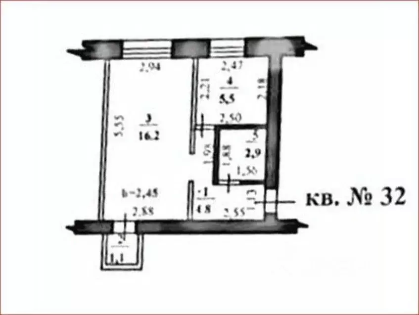 1-к кв. Башкортостан, Стерлитамак Социалистическая ул., 2Б (30.5 м) - Фото 2