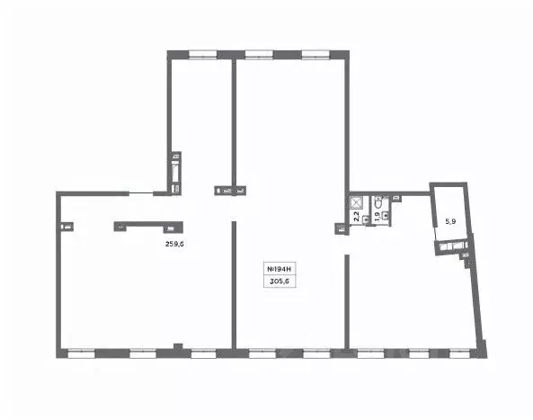 Помещение свободного назначения в Санкт-Петербург наб. Реки Карповки, ... - Фото 2