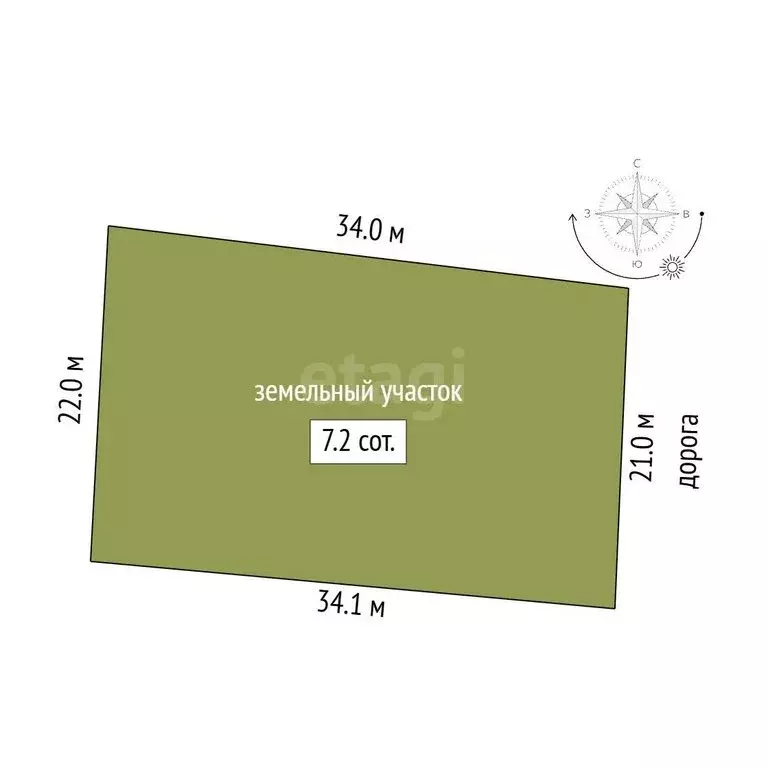 Участок в Альметьевск, Промышленная улица (6.96 м) - Фото 1