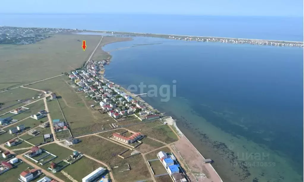 Участок в Крым, Сакский район, Штормовское с/пос, с. Поповка ул. Мира ... - Фото 0