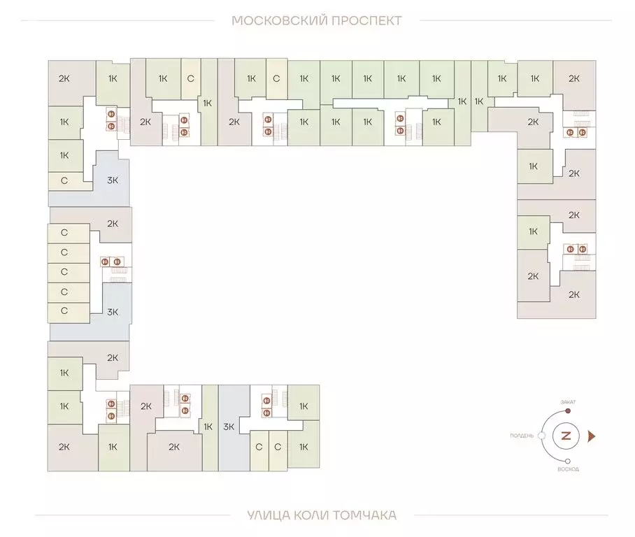 2-комнатная квартира: Санкт-Петербург, ЖК Знатный (85.58 м) - Фото 2