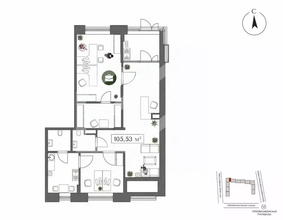 Торговая площадь в Москва ул. 1-я Бухвостова, 2к3 (107 м) - Фото 2
