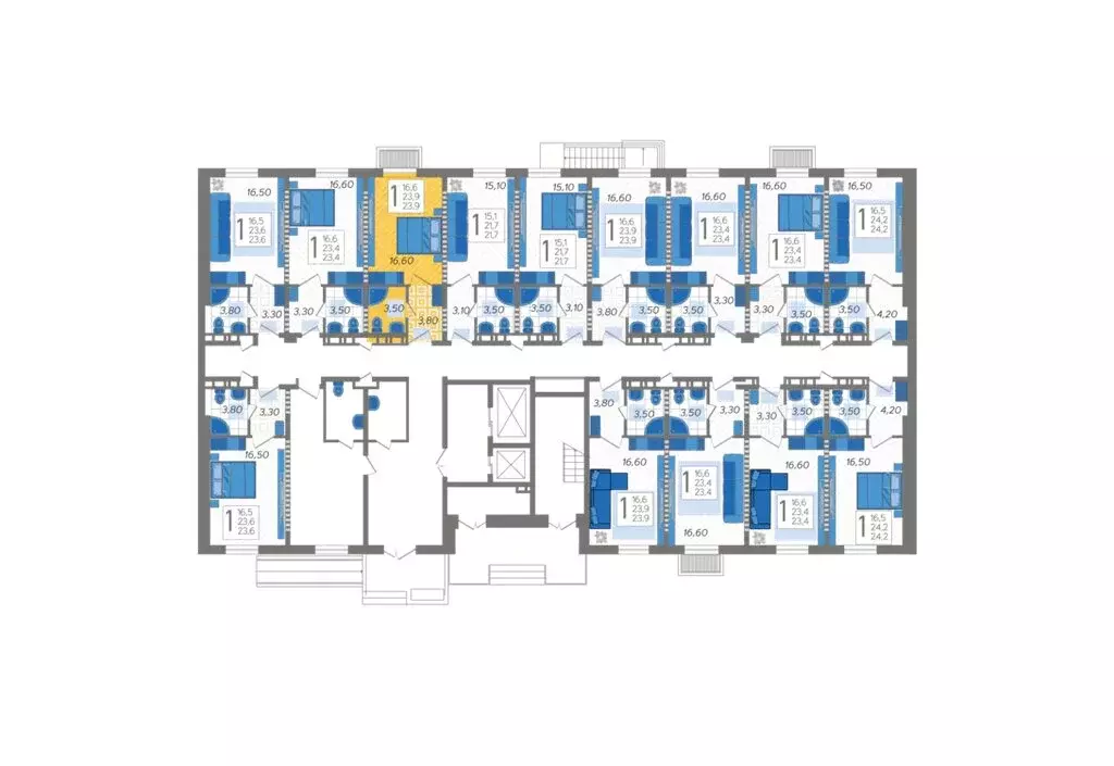 Квартира-студия: Сочи, улица Искры, 88к8 (24.9 м) - Фото 1