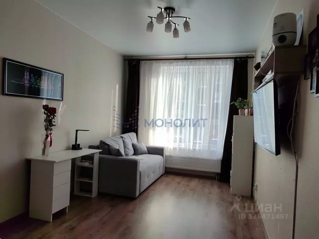 1-к кв. Нижегородская область, Нижний Новгород ул. Глеба Успенского, ... - Фото 1