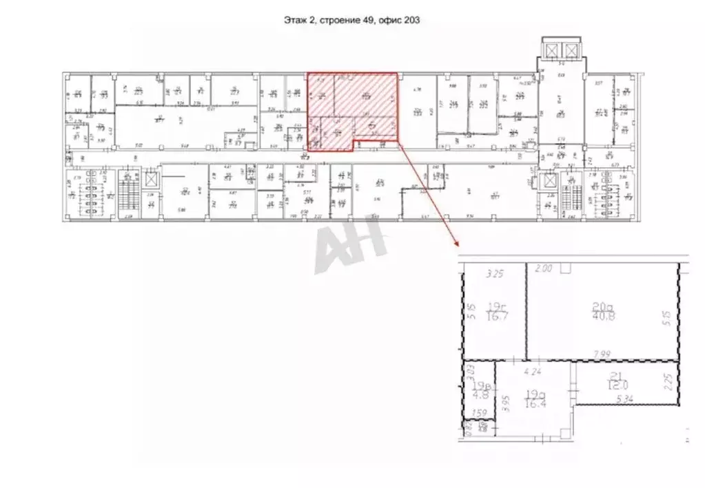 Помещение свободного назначения в Москва Рязанский просп., 2С49 (110 ... - Фото 2